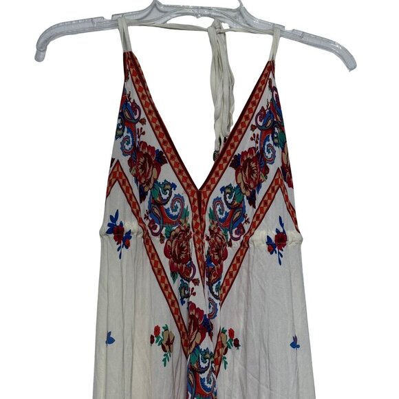 Womens Flying Tomato Gauze Halter Shark Tooth Hem Dress - Size Small - Picture 4 of 10